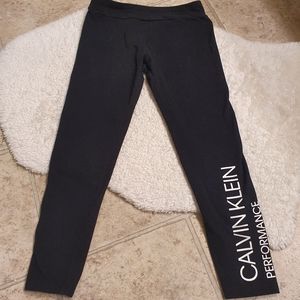 Black Calvin Klein leggings size Large